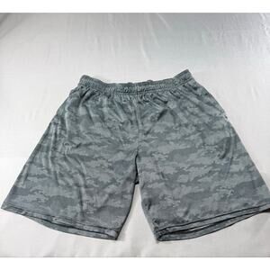 Champion Men’s XXL Athletic Basketball Shorts Gray Black Mesh Performance Shorts